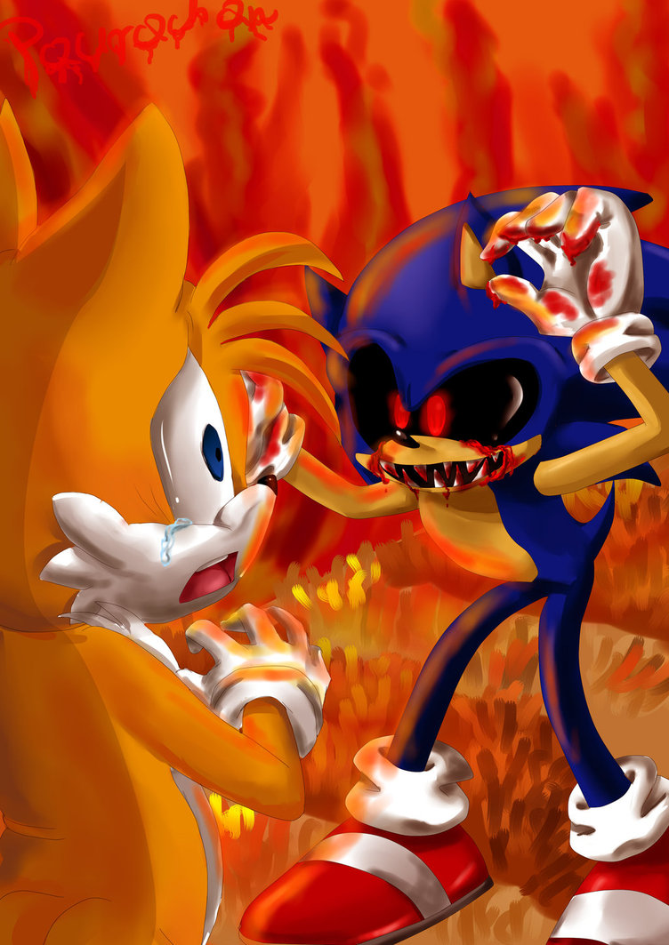 Sonic.exe is scaring tails