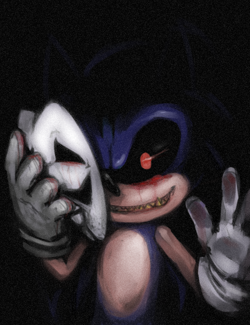 Sonic.exe unmasked evil