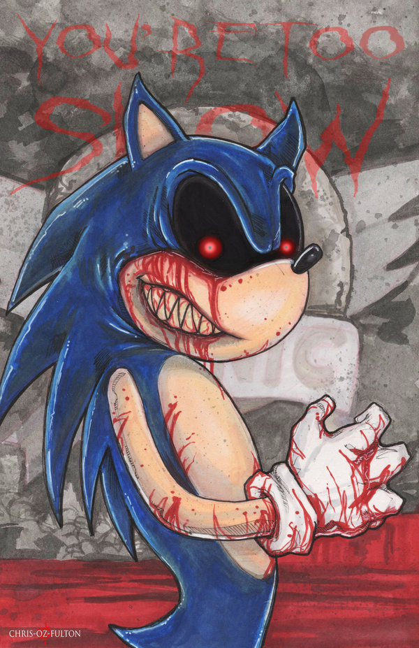 Sonic.exe Happy and bloody!
