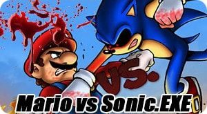 Mario vs Sonic.EXE