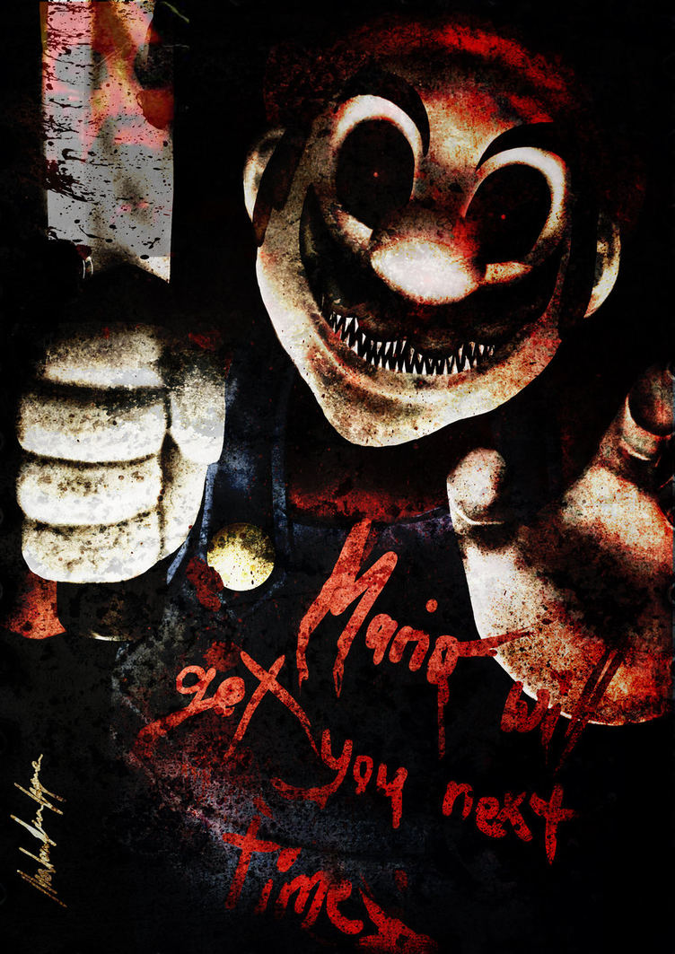 Creepy Dark Horror Mario.EXE